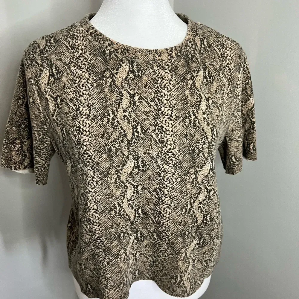 Zara copped short sleeved sweatshirt‎ - Image 2