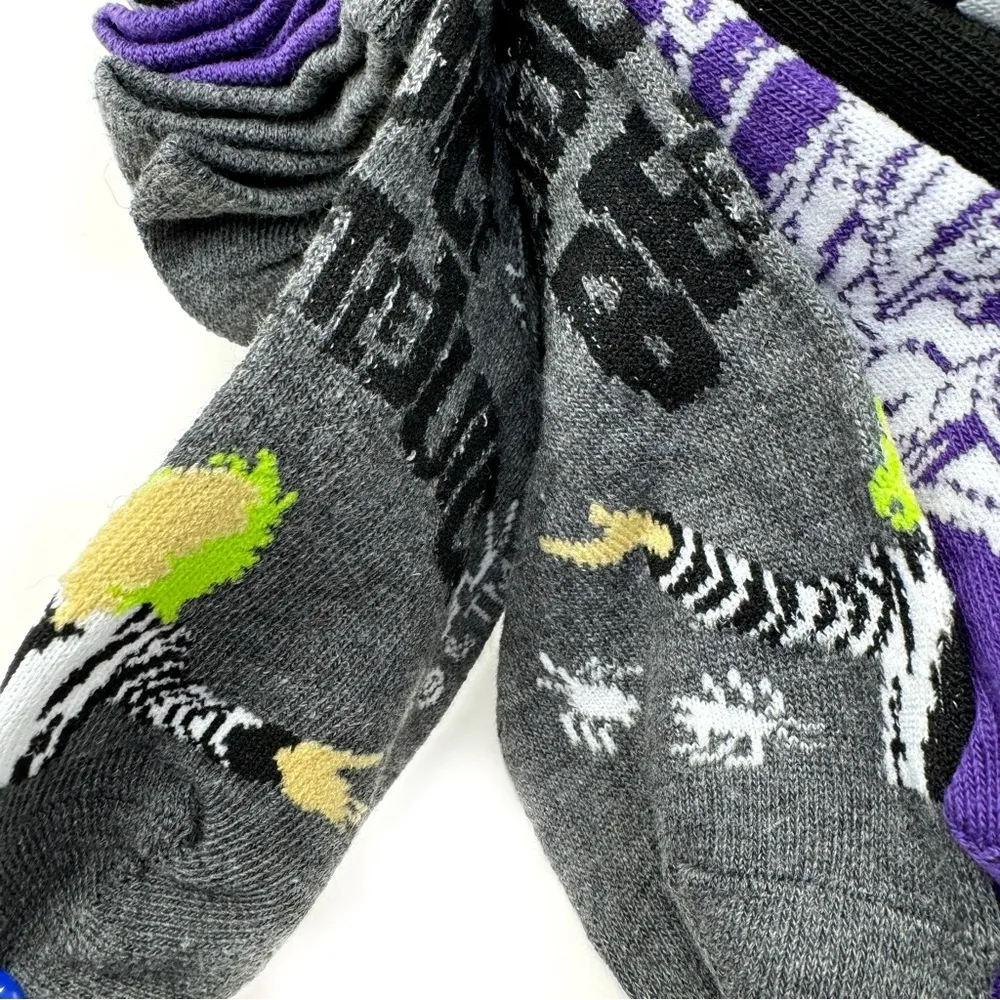 Beetlejuice Movie Womens No Show Socks 10 Pairs Halloween Film Fun 80s 90s Gift Black - Image 3