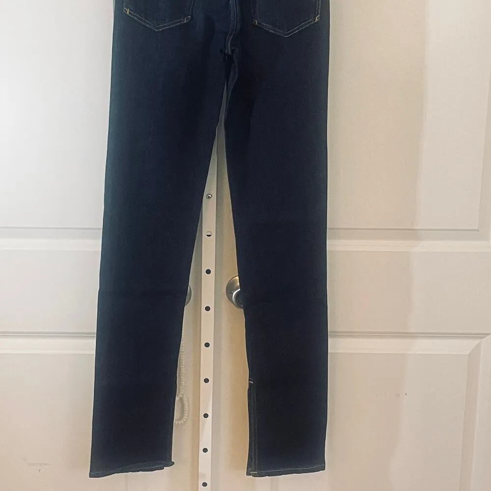 NWT Pilcro Split Hem Straight Leg Jeans - Women Size 25 - Blue - Image 8