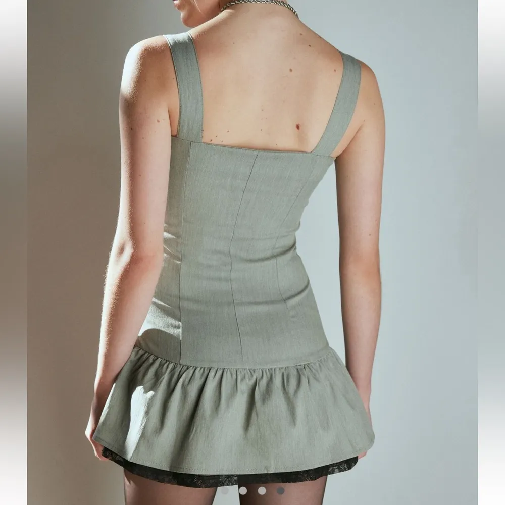 Urban Outfitters Daisy Street Buckle Strap Drop Waist Mini Dress - Image 2