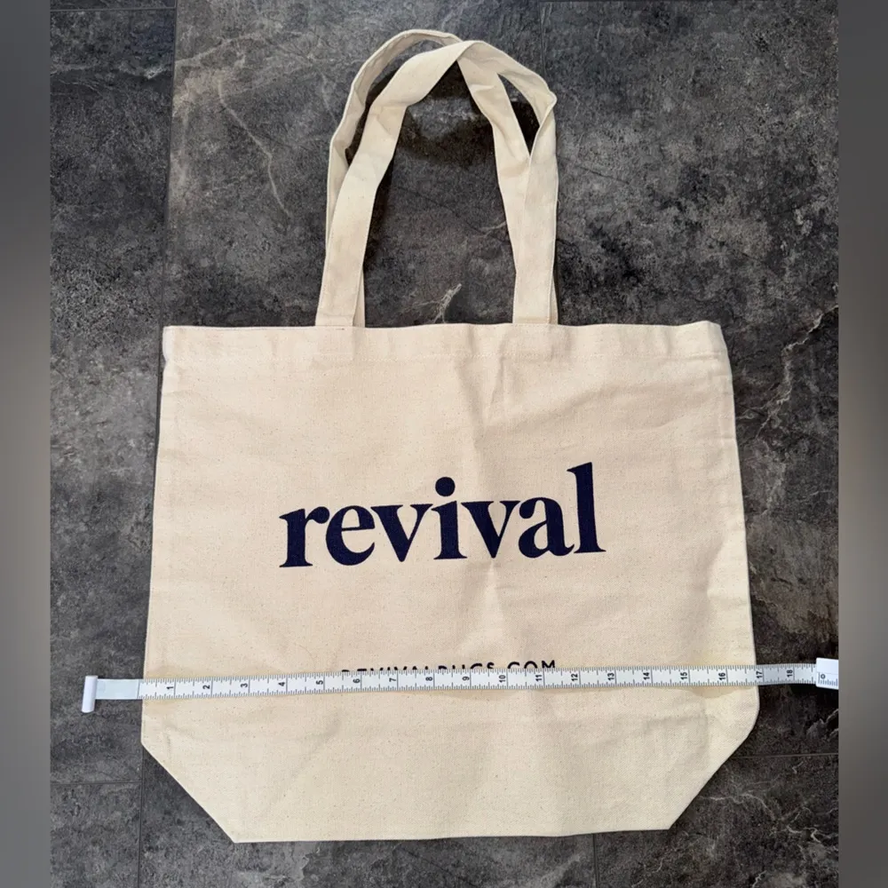 Revival Rugs Canvas Bag NWOT - Image 3