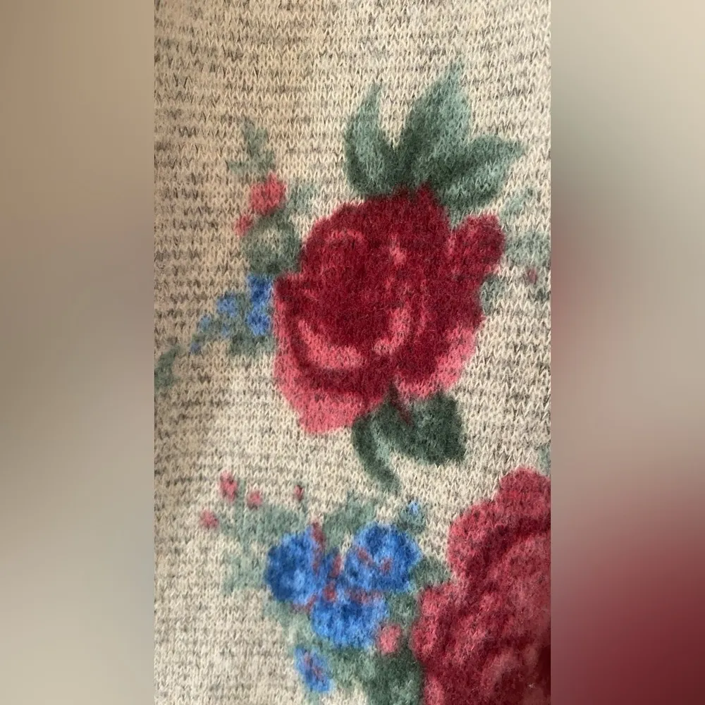 Audrey 3+1 Open Cardigan 3/4 Sleeve Sweater Women's Sz Small - Image 5