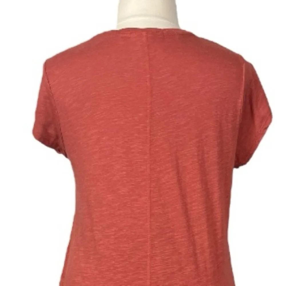 Sanctuary New T-shirt Amber Scoop Tee Short Sleeves Rust Orange Women’s Size XL - Image 5