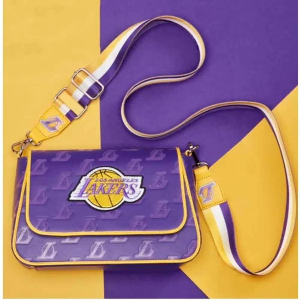 NBA Los Angeles Lakers Logo Crossbody Bag - Image 2