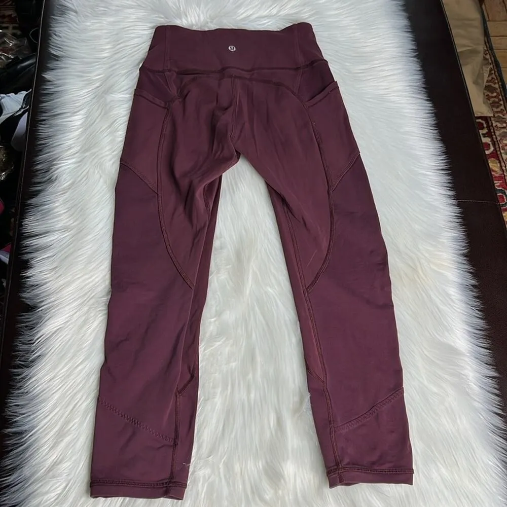 Lululemon Dark Adobe All The Right Places Crop II 23” - Image 6