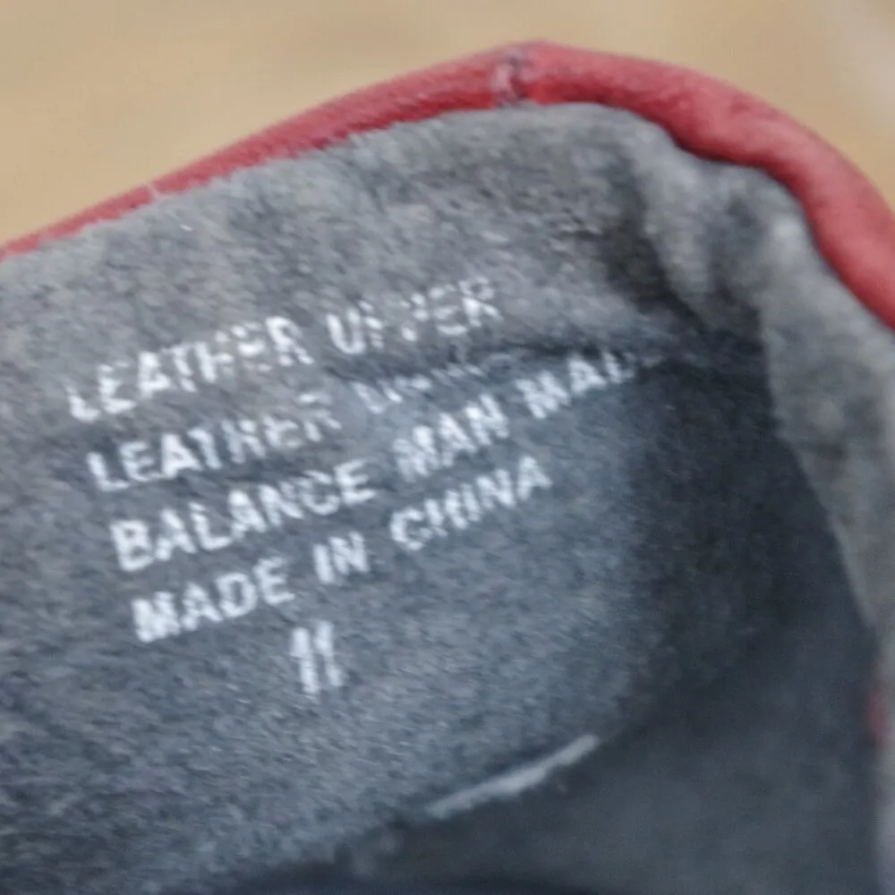 Palladium  Red Leather Open Toed Flats Size 11 - Image 2