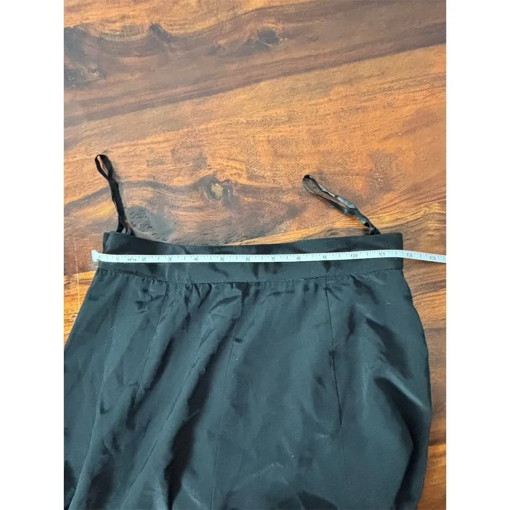 Liz‎ Claiborne Women's Vintage Black Maxi Skirt Size 6 Party/Cocktail Long - Image 8