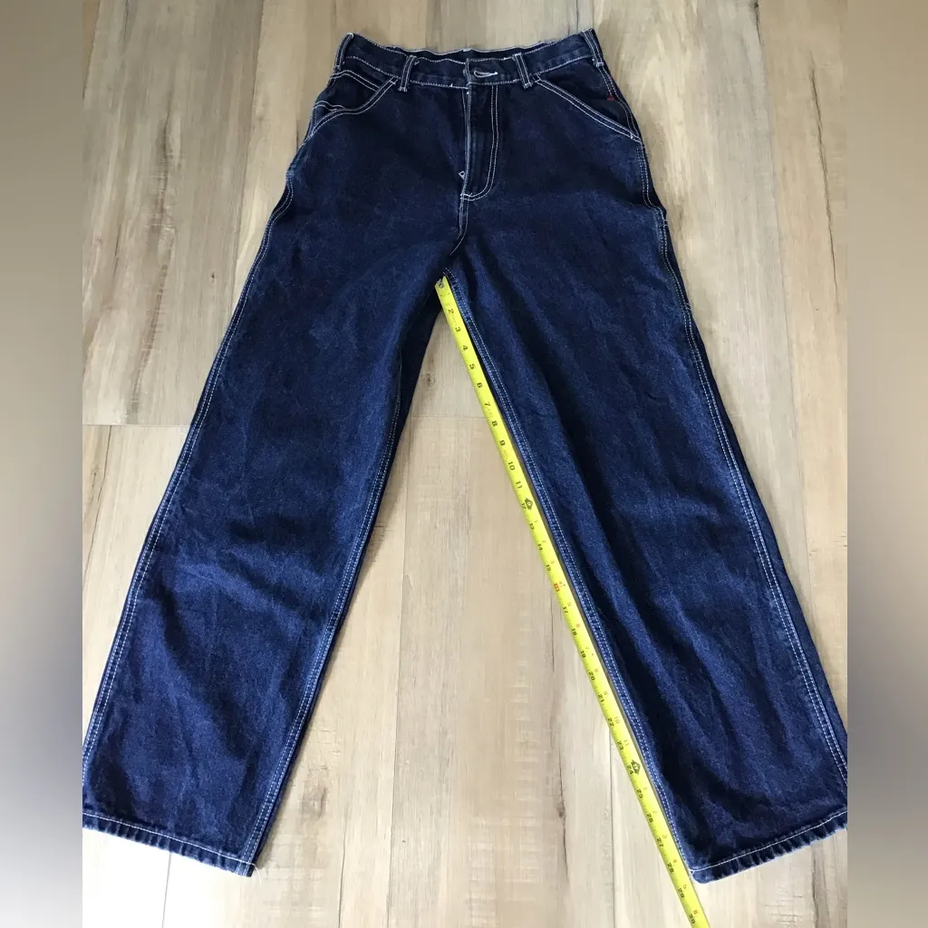 Brandy Melville Blue Straight Leg Jeans - Image 5