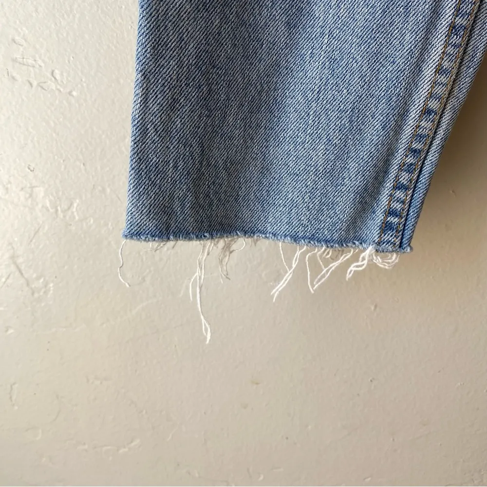 Vintage 90s Levi's 550 Light Wash Relaxed Fit Tapered Leg Jeans Made in USA 1997 - Image 8