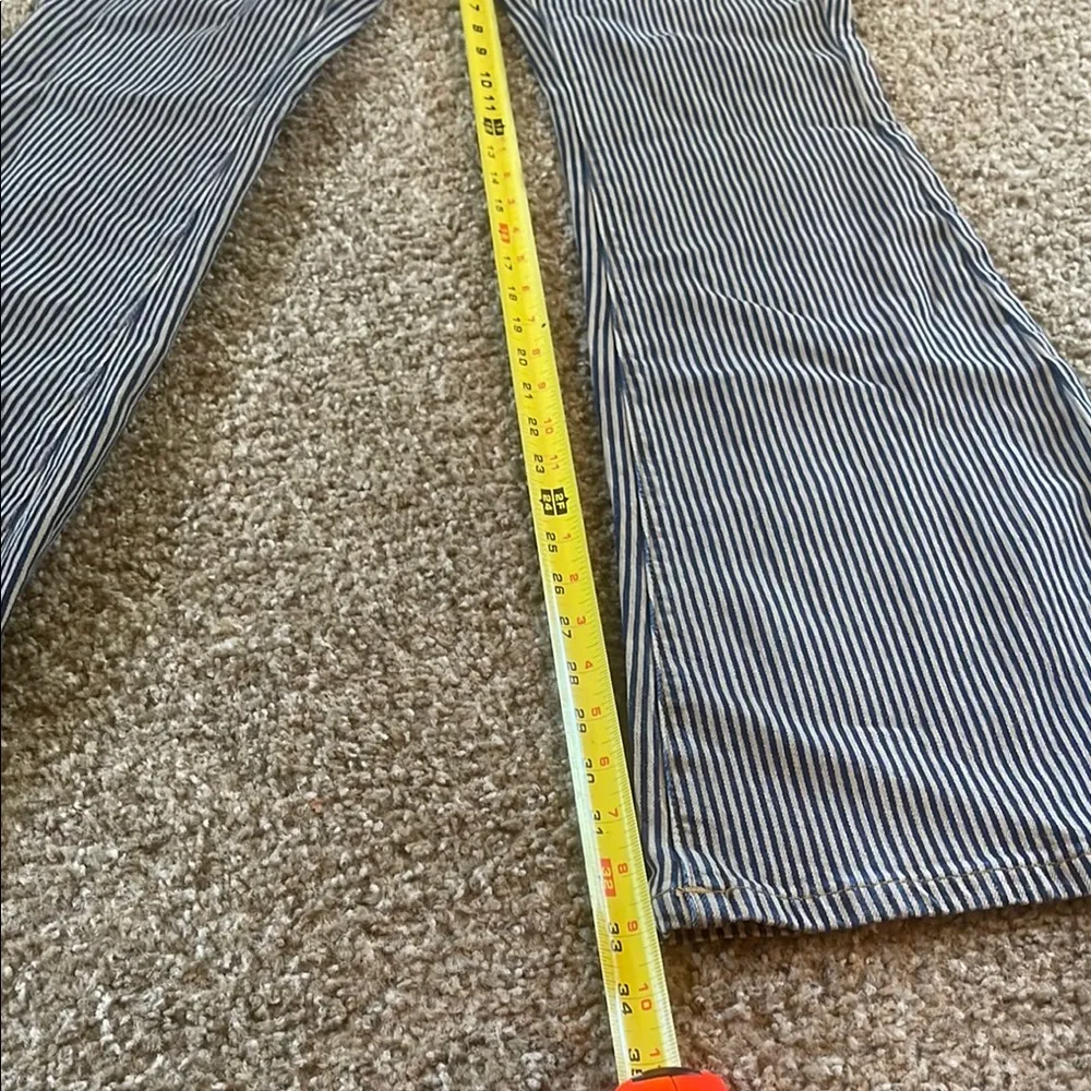 We The Free Jayde High Rise Flare Leg Jeans Railroad Stripe 28 NWT - Image 3