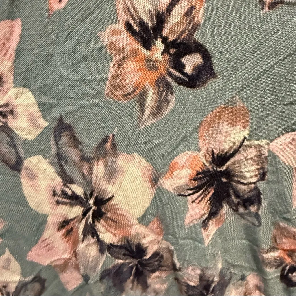 William Rast Floral Mini Dress in Blue and Pink Size Small - Image 5