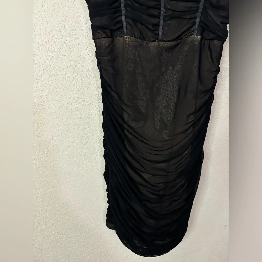 Privy  Privately Privileged Mesh Overlay Bodycon Dress - Image 6