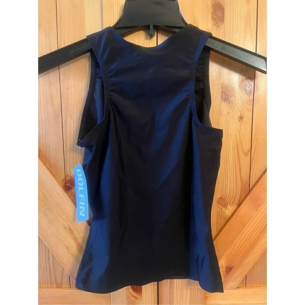 Dolfin  athletic tank top black size medium Nwt (1309) - Image 5