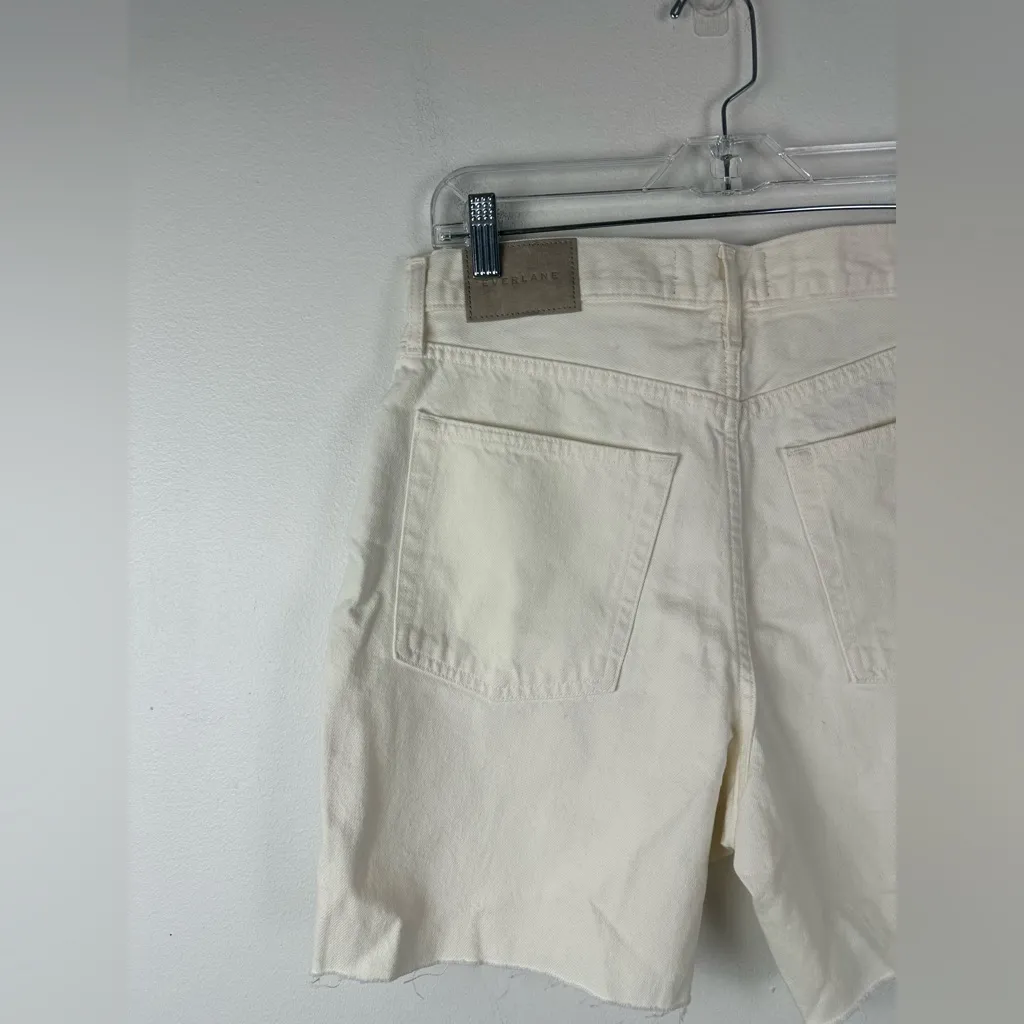 Everlane The Rigid Way High Denim Jean Short High Rise Button Fly Women’s Sz 29 - Image 8