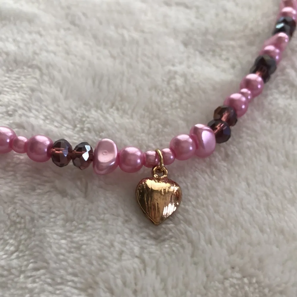 New  Cher Pearl Gem Heart necklace, choker - Image 5