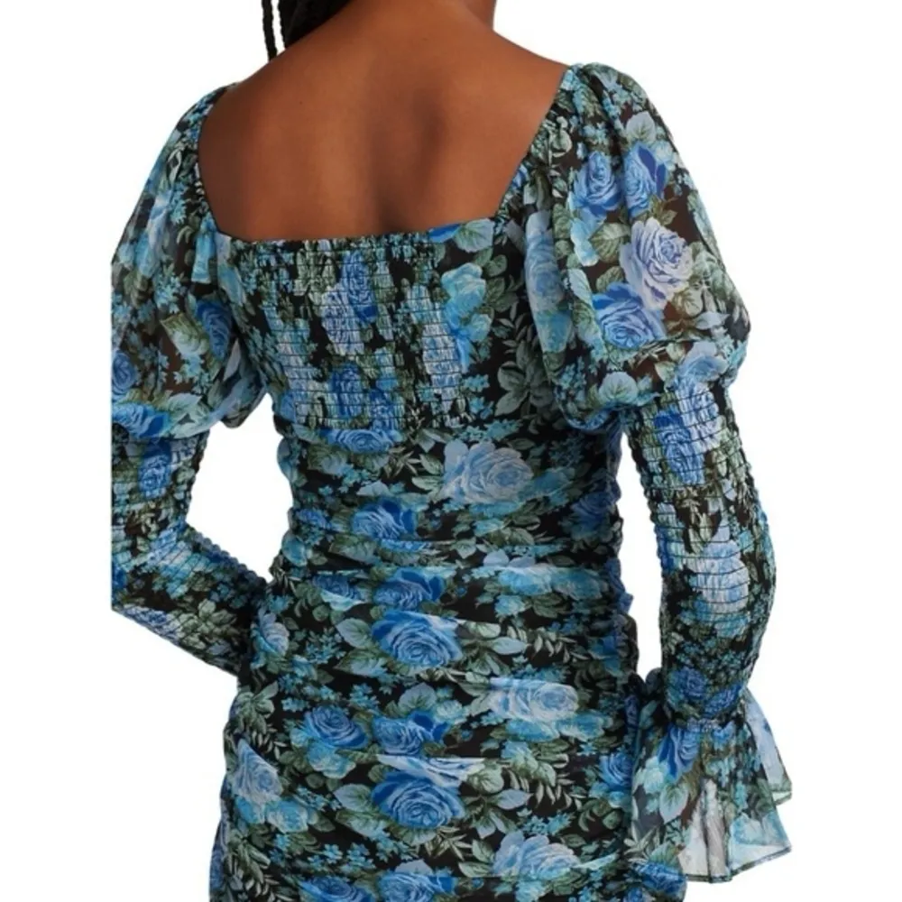 WAYF Rosie Ruched Long Sleeve Minidress Size M NWOT - Image 2