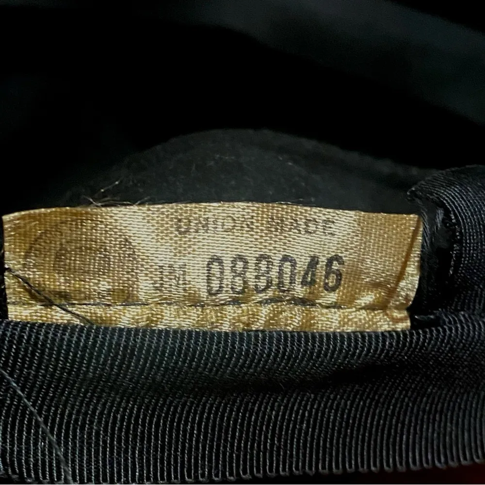 Vintage Peachbloom Merrimack Velour Black Hat - Image 7