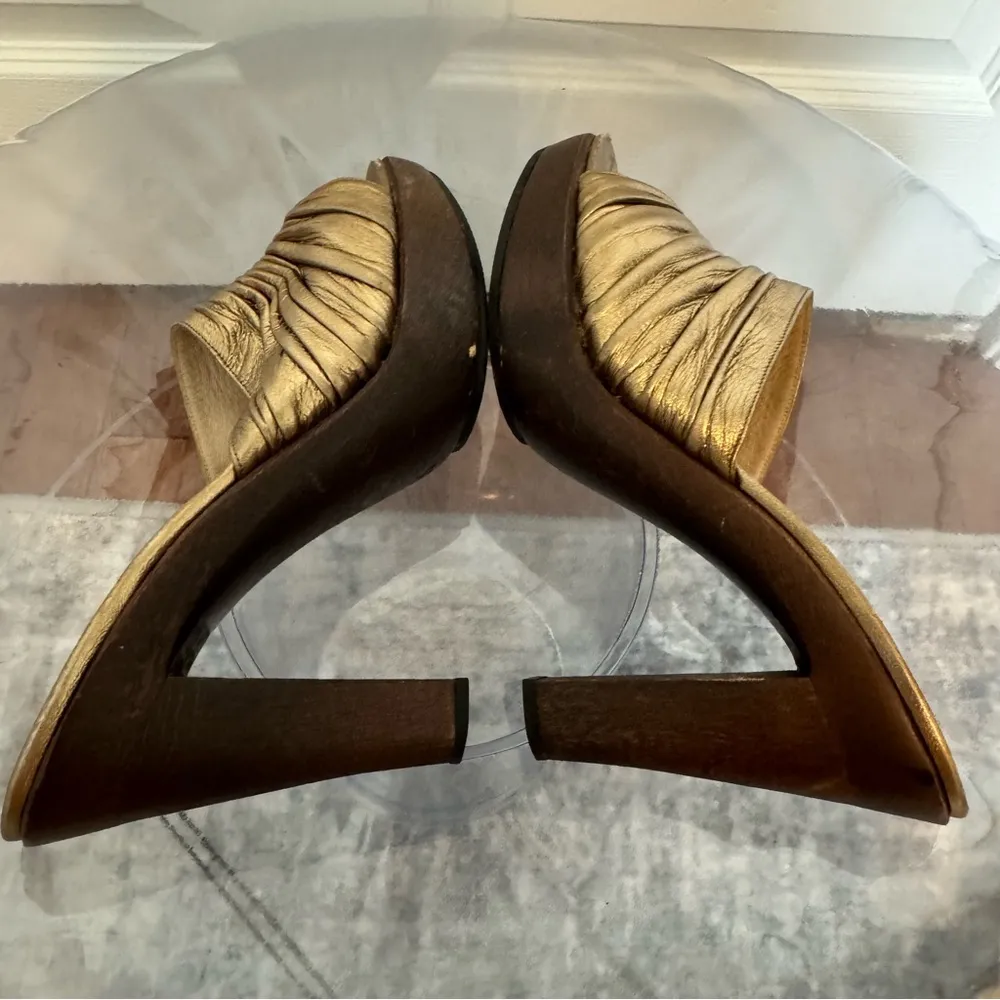 Christian Louboutin Paris Nappa Bella Pumps Shoes Sandals Heels - Beige US8 IT38 - Image 5