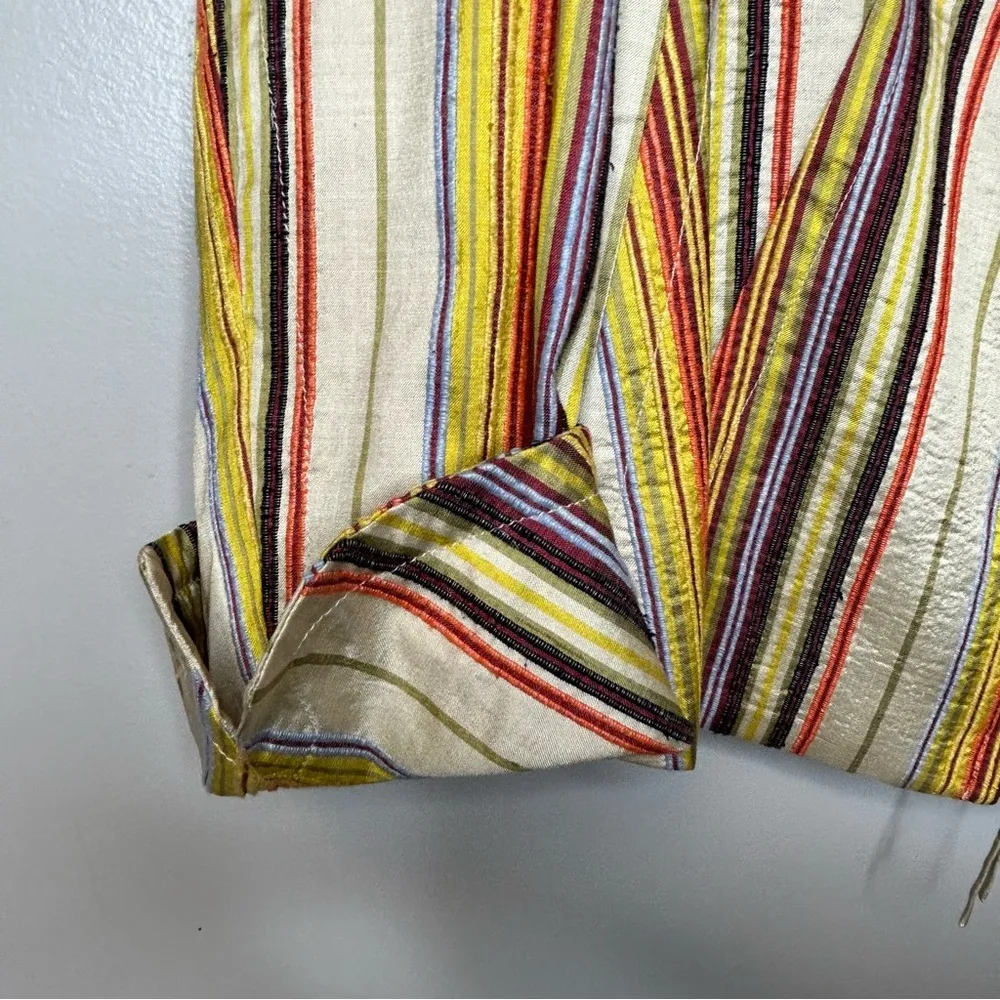 Akris Punto Multicolor Silk Jacket and Skirt Set Size 12 - Image 7