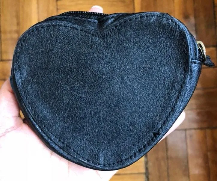 Studded Black Heart Wallet Purse - Image 5