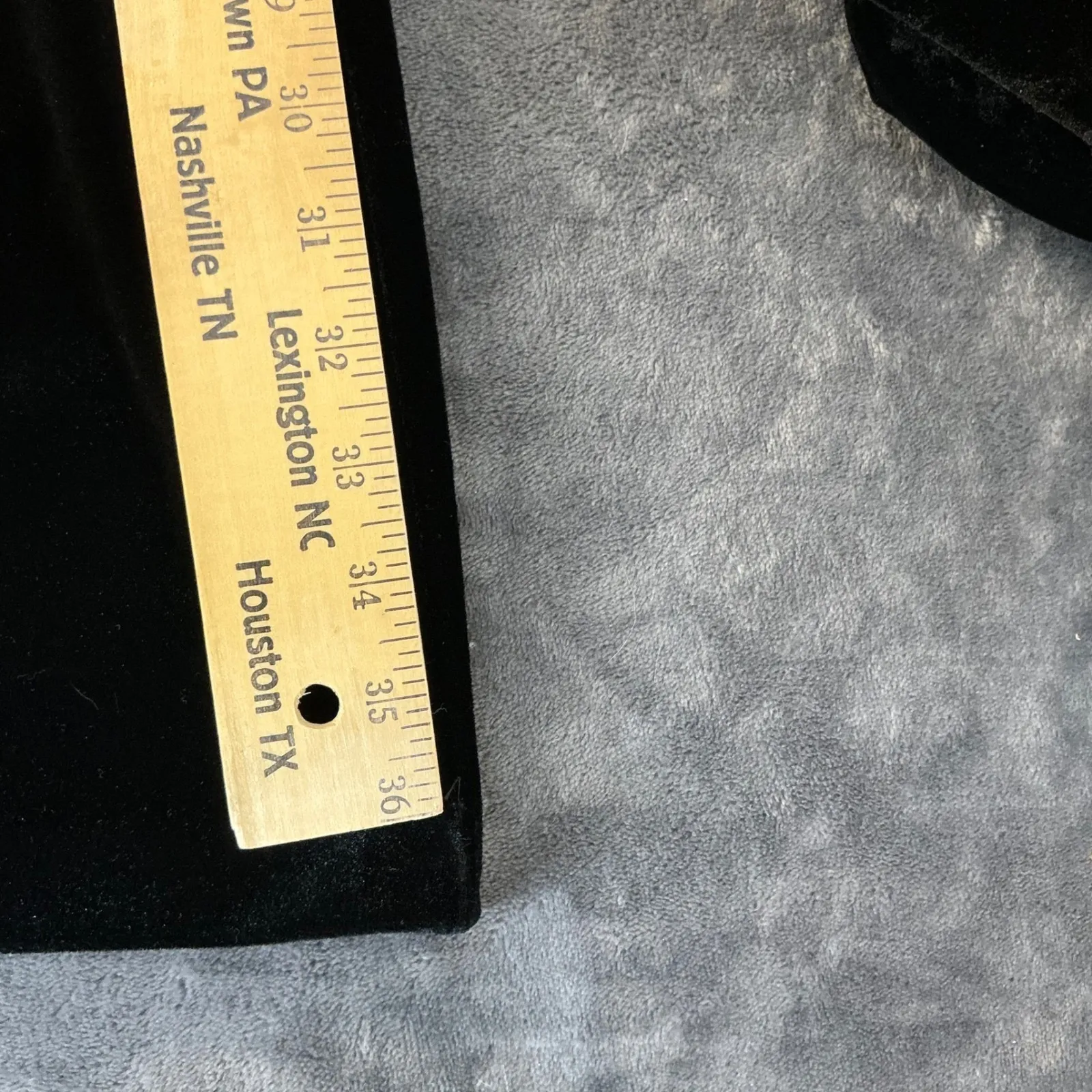 Alex Evenings Petite SP Black Velvet Maxi Skirt Side Slits Formal Evening‎ Gown - Image 8