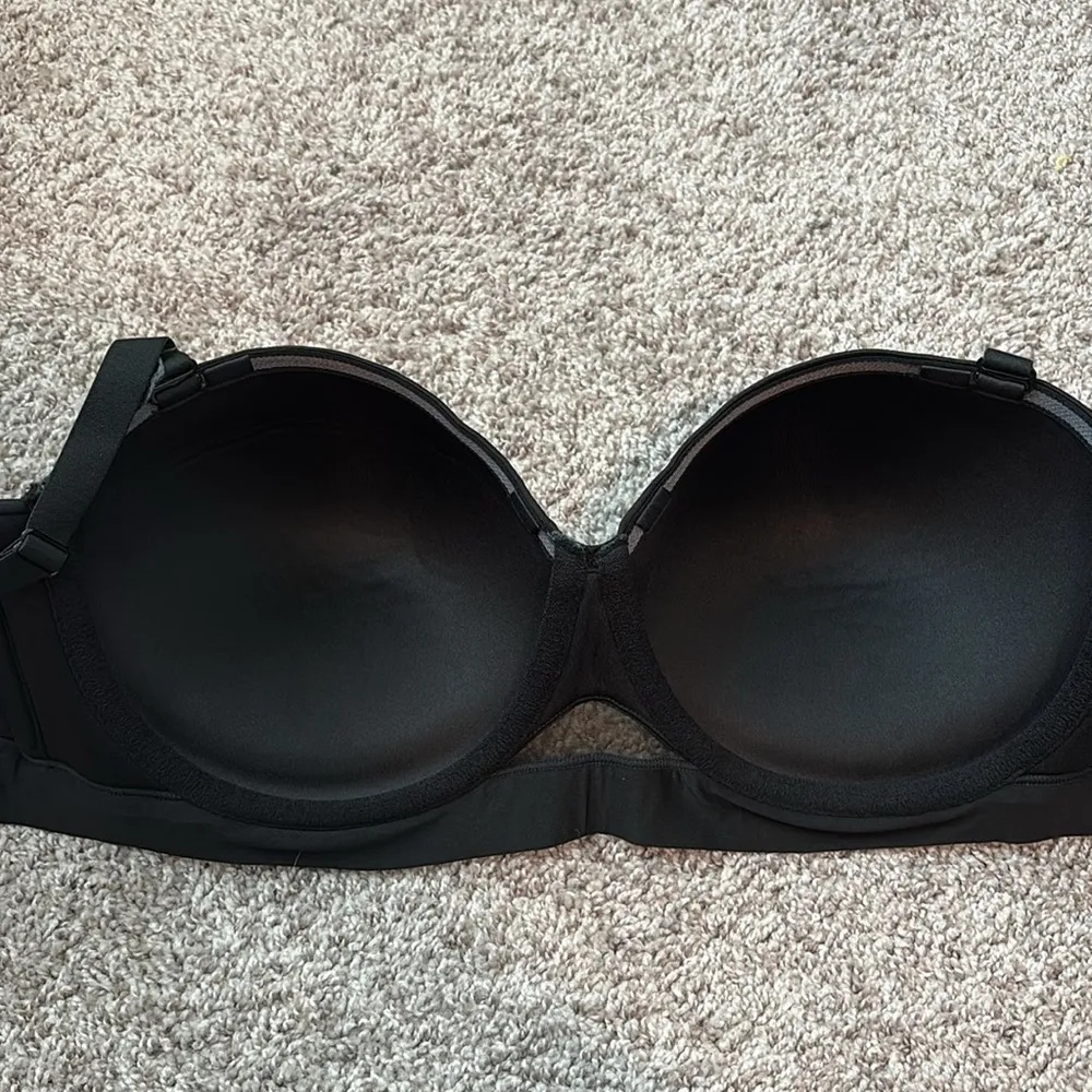 Cacique Comfort Bliss Lightly Lined Strapless Bra (44C Black) Multi-Way - Image 9