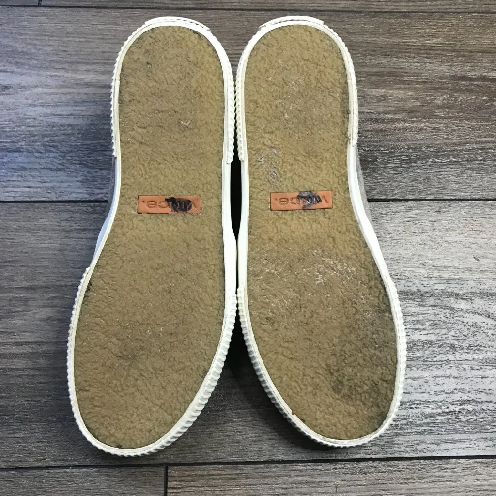 Vince Vince Kirkland‎ Suede Slip-On Sneakers in Woodsmoke Women's Size 8M EU 38 - Image 3