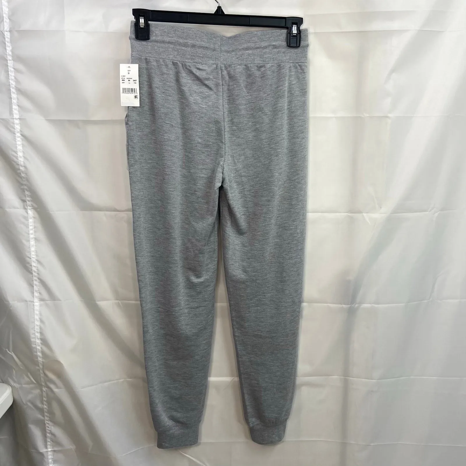 NEW Zoe + Liv women's gray Yosemite pull on lightweight jogger lounge sweatpants - Image 7