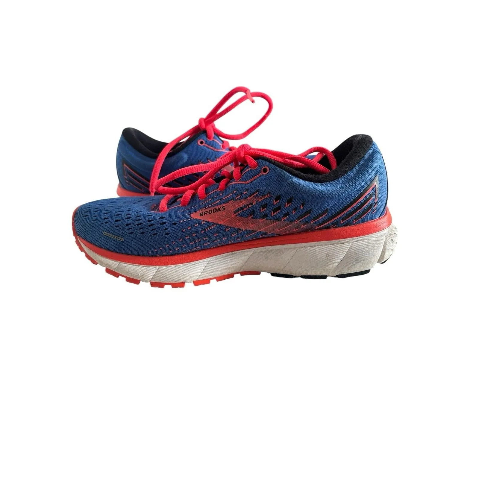 Brooks Ghost 13 Shoes Womens Athletic Blue Coral Gym Running Sneakers Size 7 - Image 7