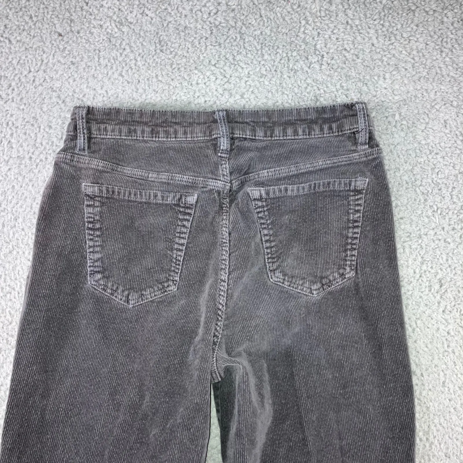 Corduroy Flare Leg Pants Women 8 Bootcut Casual Minimalist Timeless Classic - Image 8