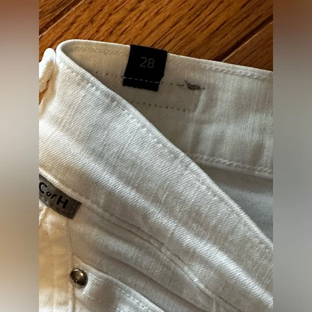 CITIZENS OF HUMANITY OPTIC WHITE ROCKET HIGH‎ RISE SKINNY JEANS SZ 28 - Image 5