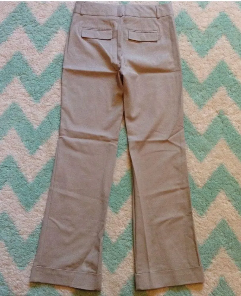BANANA REPUBLIC khaki 718 martin pants: size 2 - Image 3