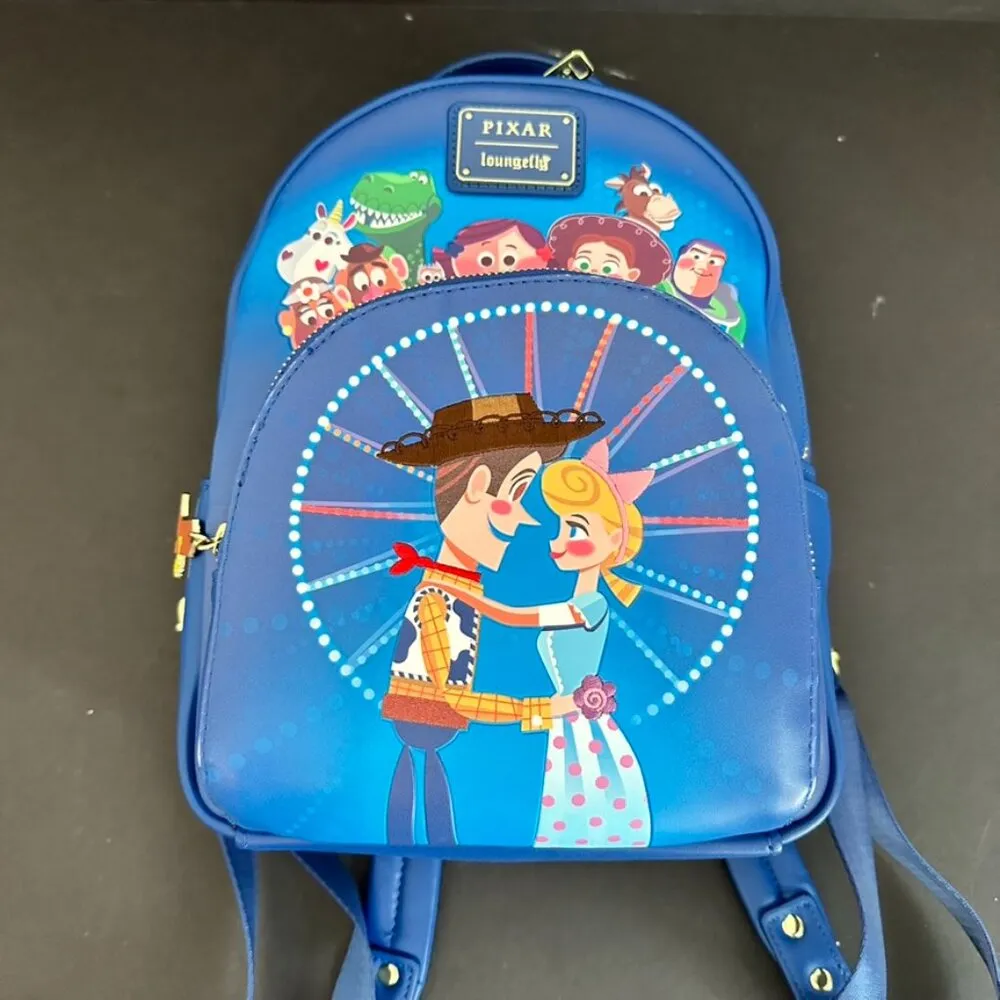 Loungefly Pixar Moment Woody & Bo Peep Mini Backpack and Wallet Toy Story 4 - Image 3