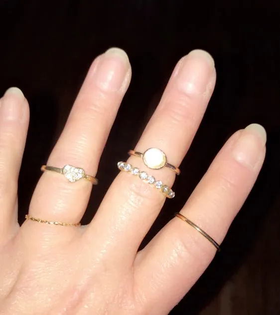 BRAND NEW 5pc BOHO KNUCKLE RING SET Gold - Image 8