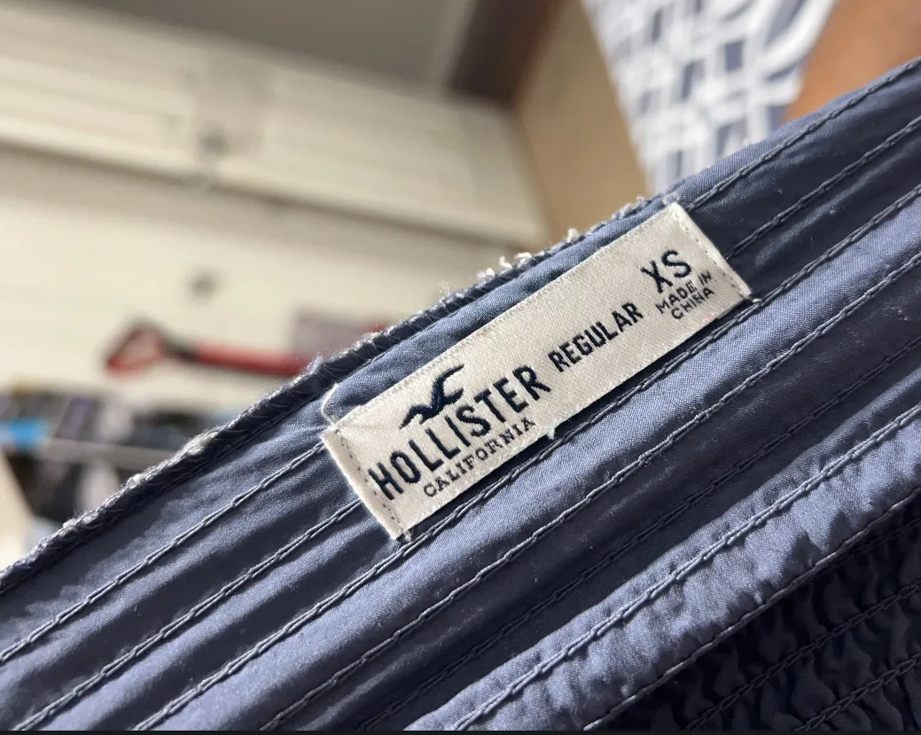 Blue floral mini dress with adjustable straps and ruffled hem #holidaydress - Image 8