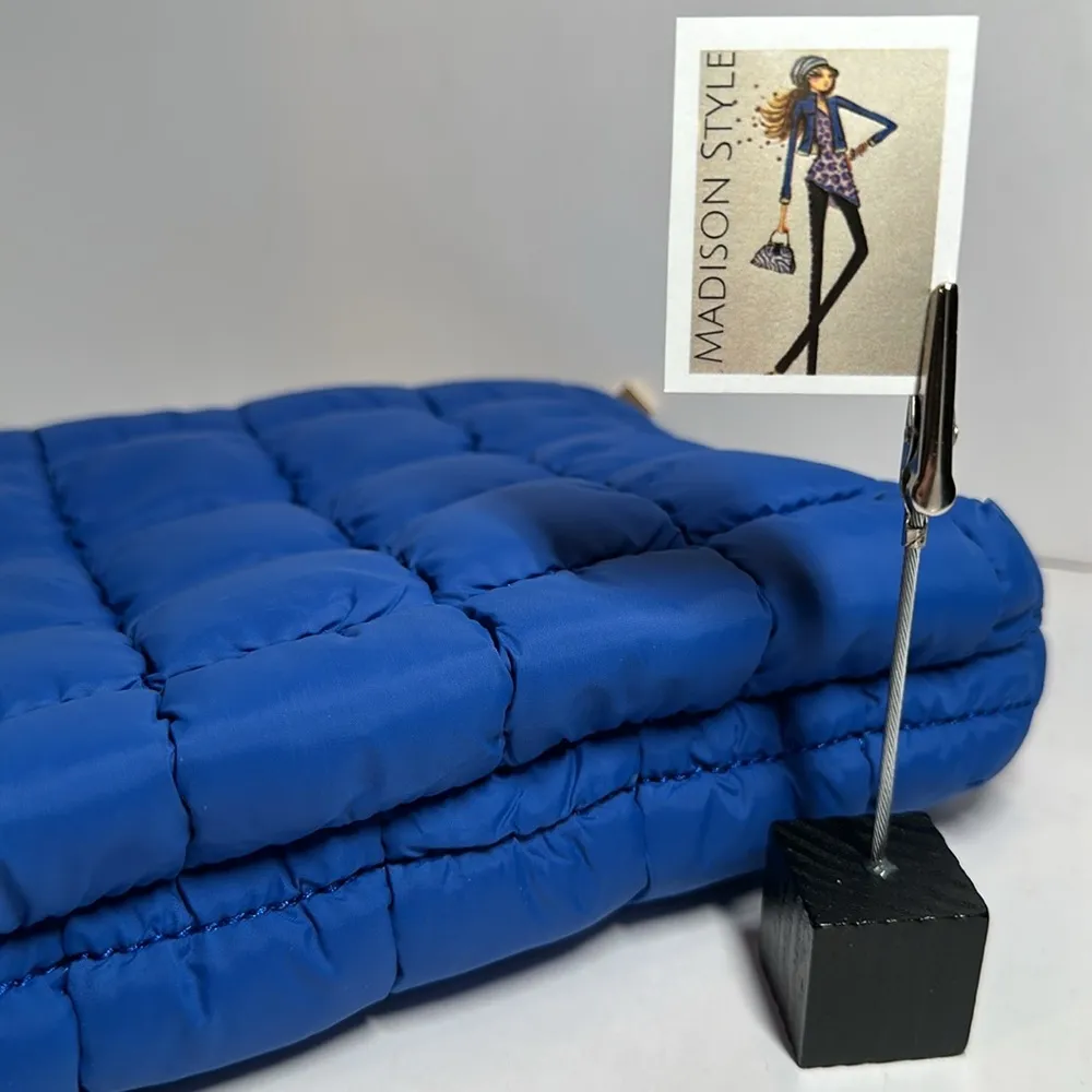 Royal Blue Quilted Storage Case - Image 16