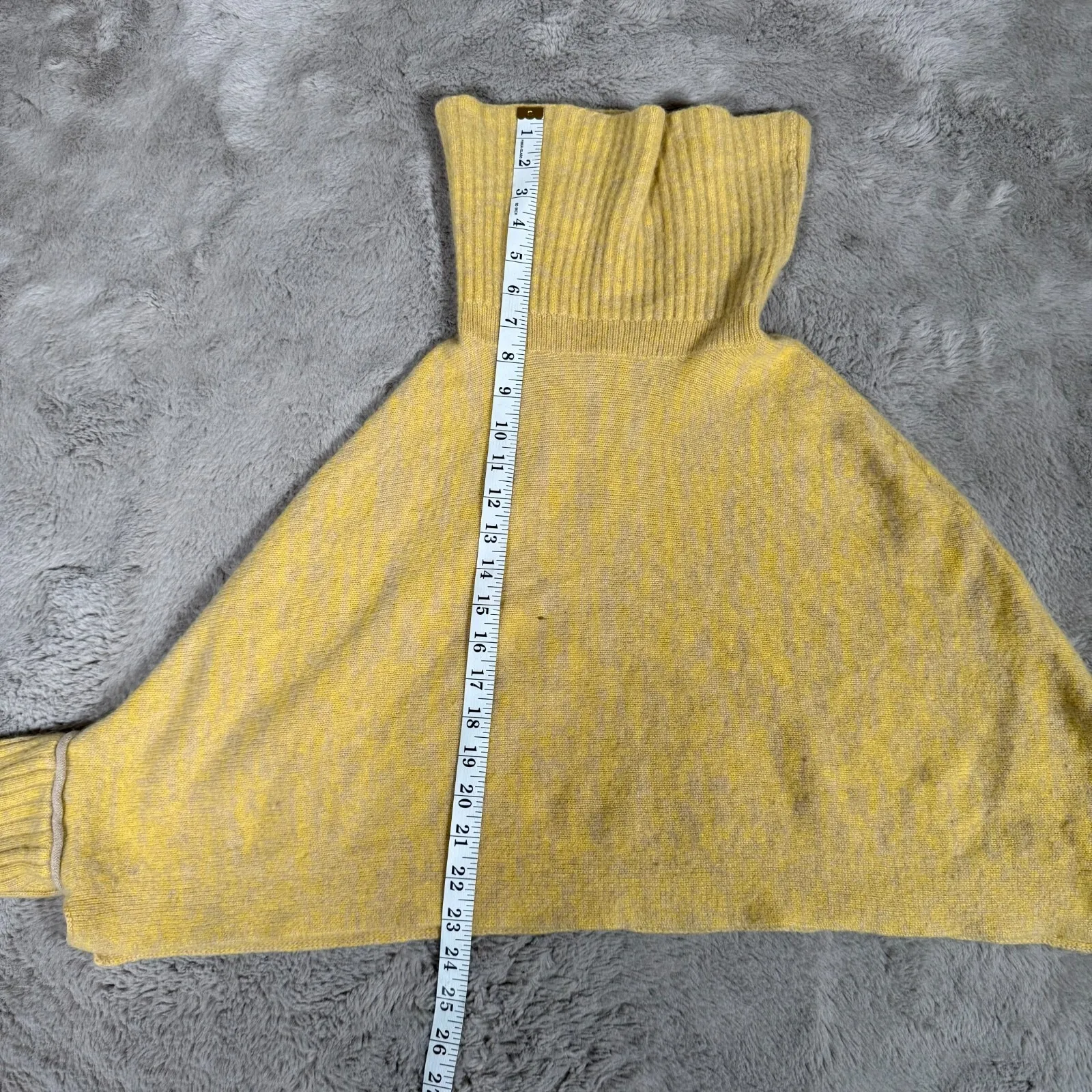 Sparrow Cashmere Wrap Shrug Gold Anthropologie M Cozy‎ Luxury Boho Chic Timeless Size M - Image 5