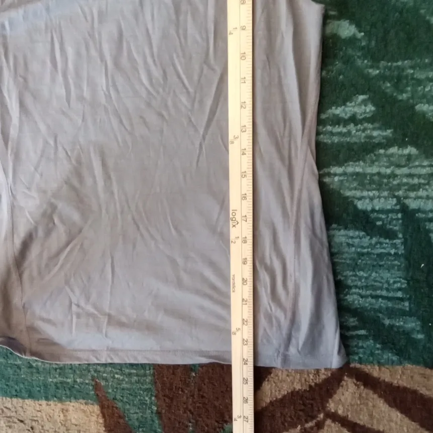 Ibex Made In The USA Tank Top Merino Wool Blend Running Gym Womens Gray Size L - Image 7