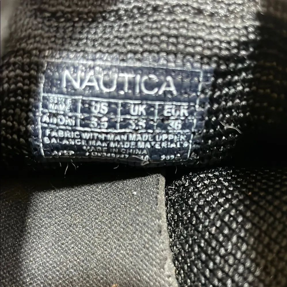 🖤 Nautica Adorn Black Knit Sneakers – Women’s Size 5.5         (D6)..? - Image 4