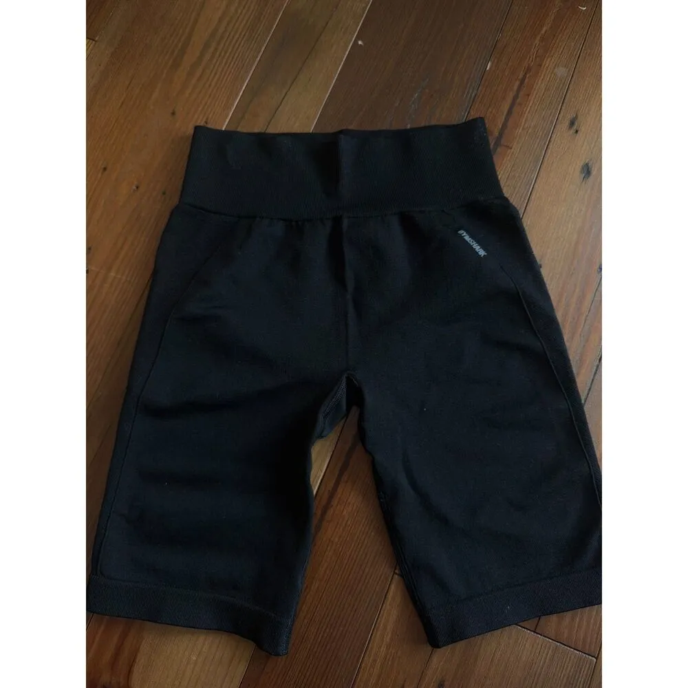 Women's Black Gymshark Flex Cycling Shorts Size Small - Image 2