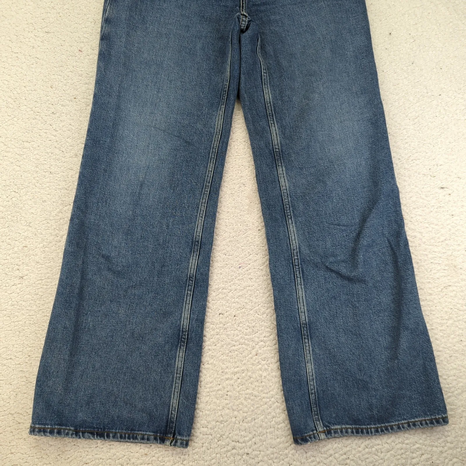 &‎ Other Stories Paris Atelier Wide Leg Denim Jeans Belt Small EU Size 36 Blue - Image 4
