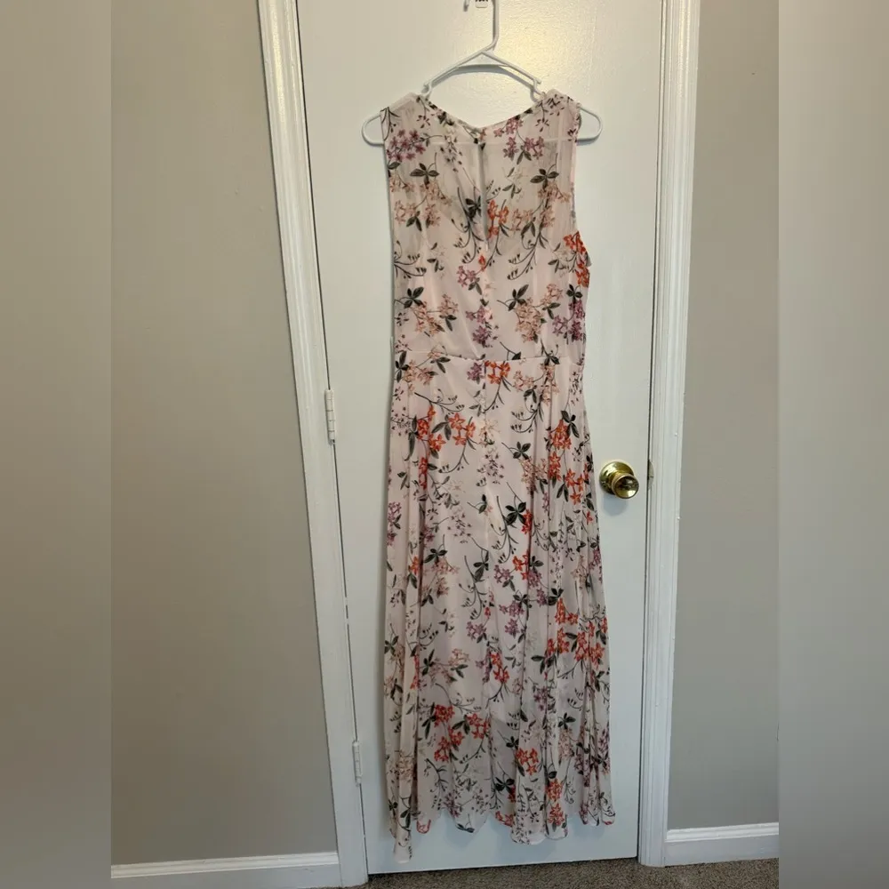 Calvin Klein New!  Pink Floral Maxi Dress Size 12 - Image 2