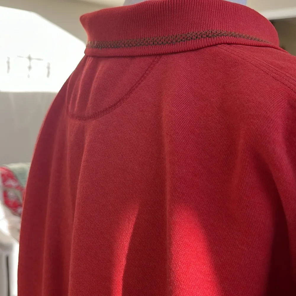 Vintage Red sweater in good condition. Minor signs of wear. - Image 4