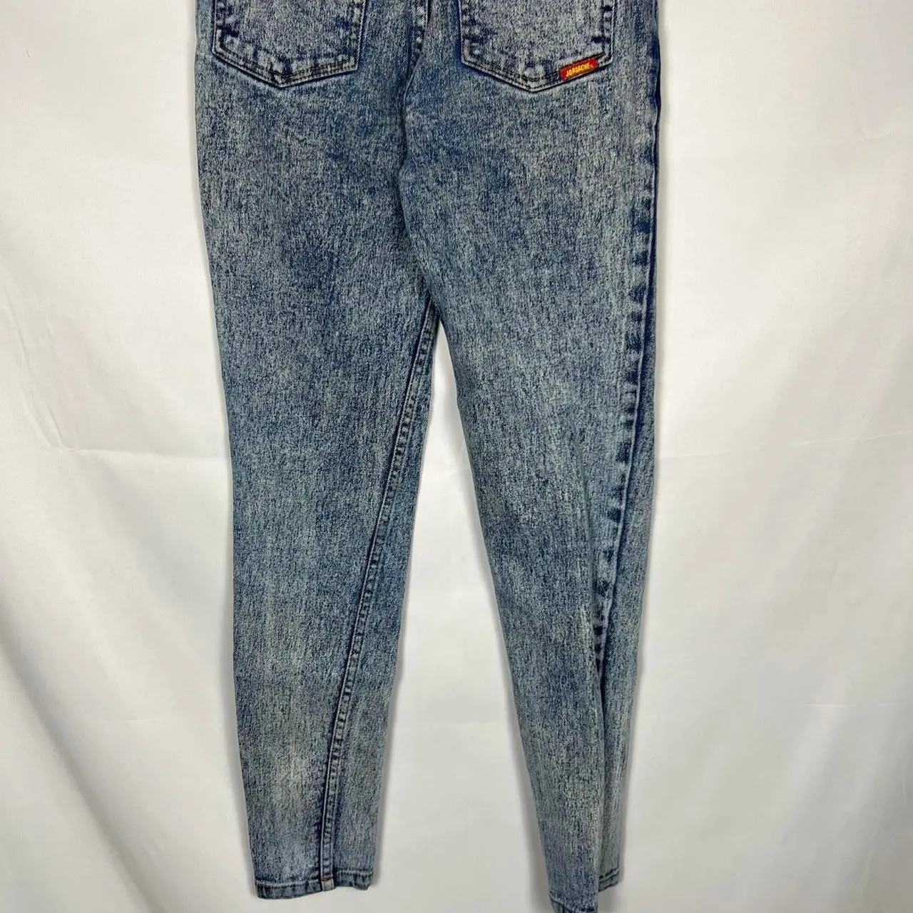 VINTAGE 80s JORDACHE Acid Wash High Waist Denim Jeans - Image 6