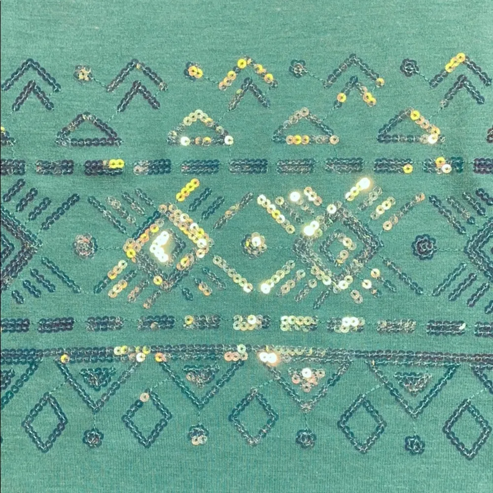 Sequin Cropped Tank Top - Image 2