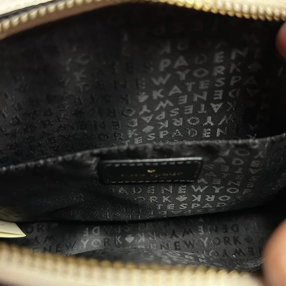 Kate Spade Grove Street Millie Leather Crossbody Bag Black & White - Image 4