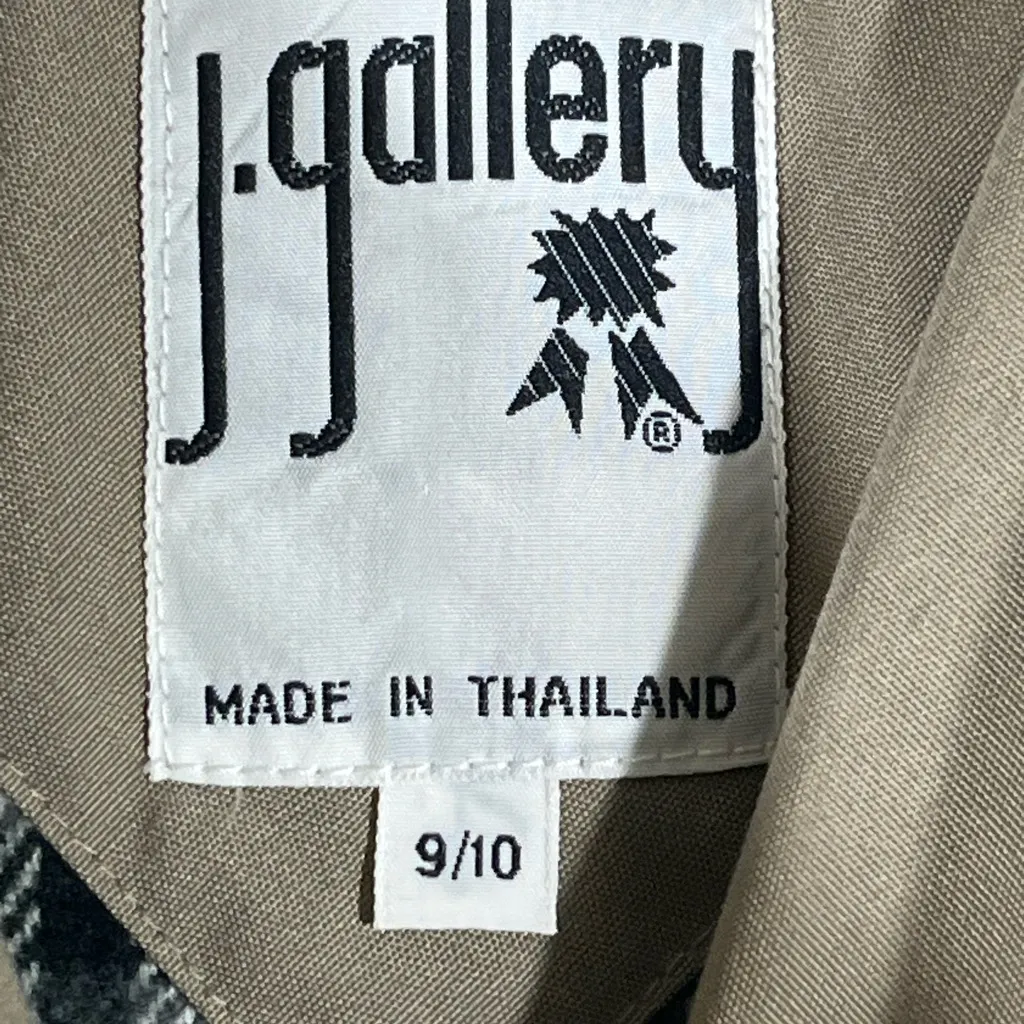 J Gallery Double Breasted Classic Women’s Trench Coat W/Lining Sz 9/10 Tan NEW - Image 3