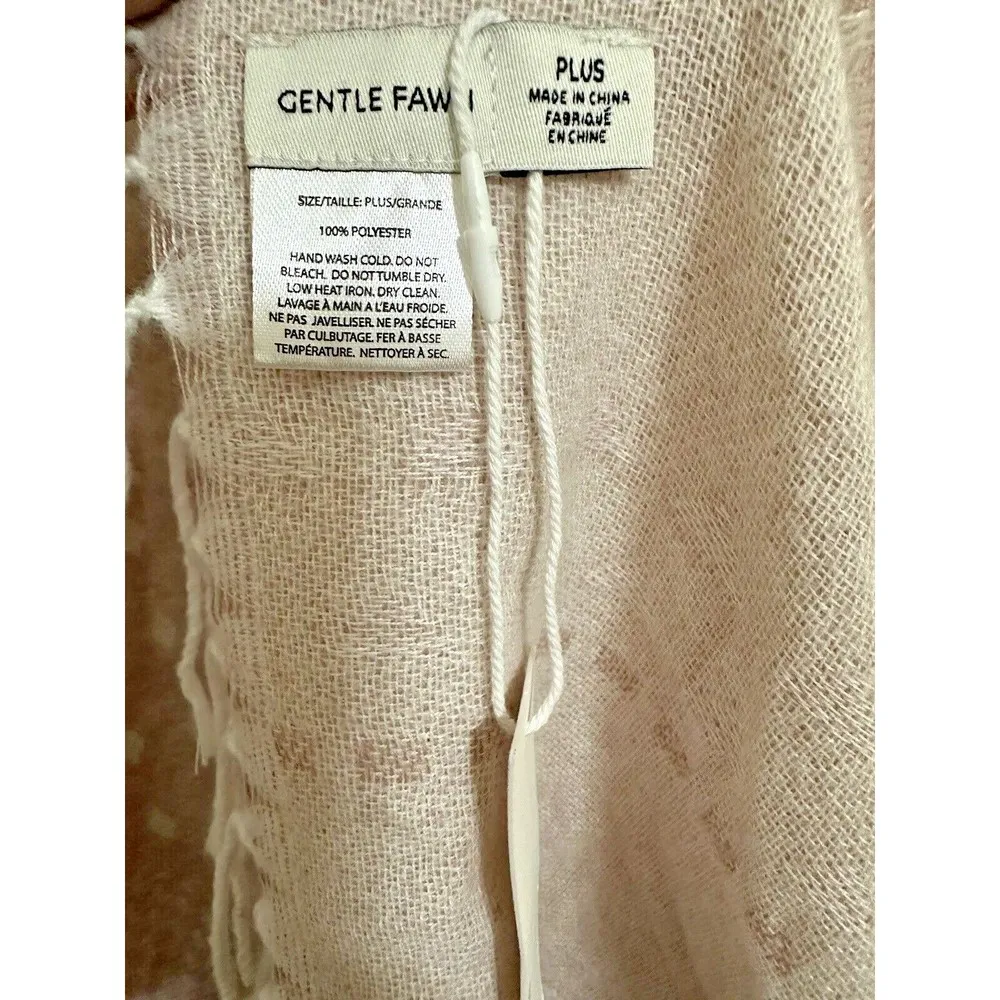 NEW Gentle Fawn Cardigan Size Plus Womens Hermosa Coverup Fringed Kimono Shawl - Image 4