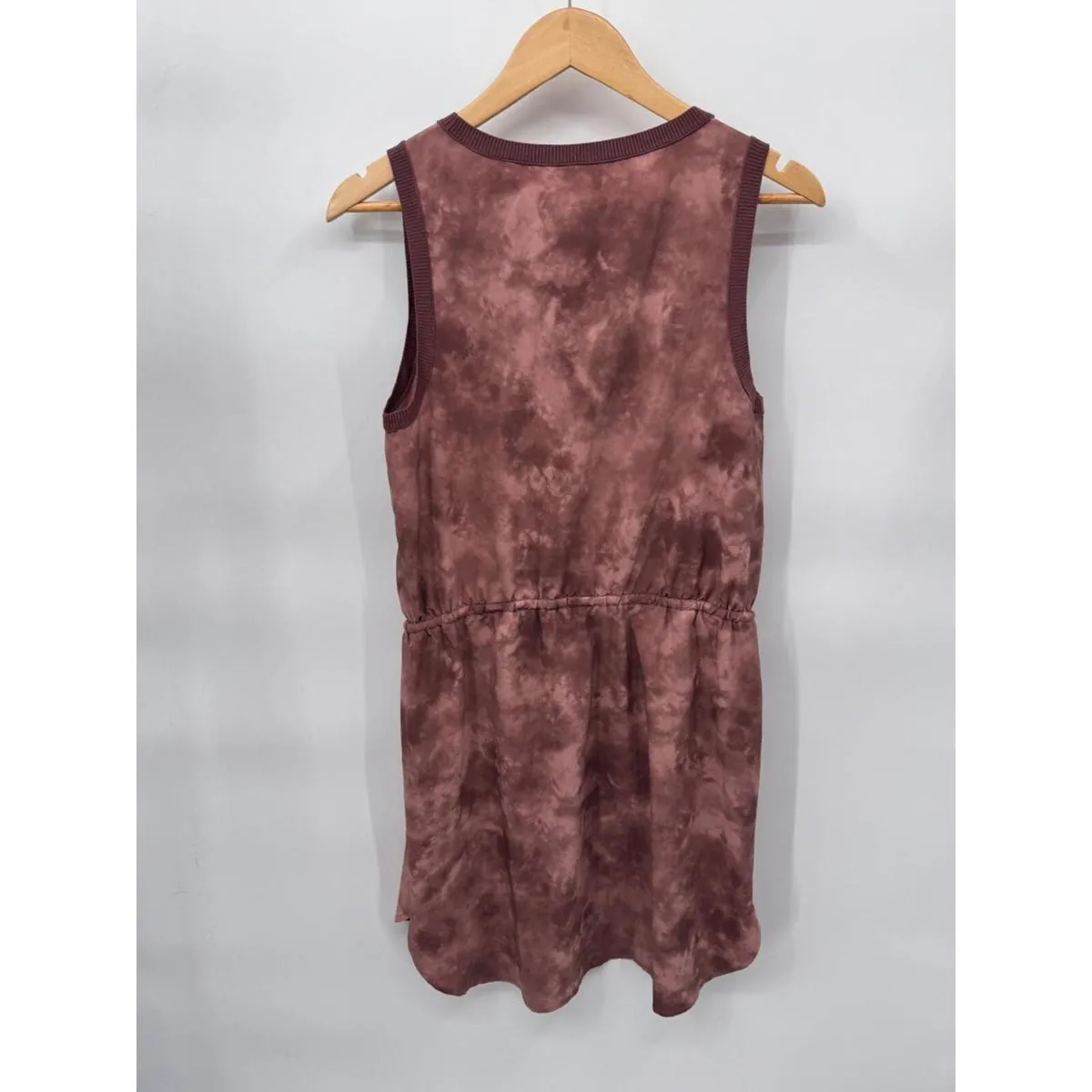 Athleta‎ Athletic Dress Womens Small Pink Tie Dye Polyester Drawstring HOLE - Image 6