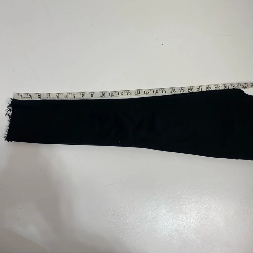 Denim Forum Aritzia The Lola High Rise Skinny Crop Black Jeans 23 - Image 8